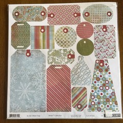Basic Grey Blitzen 12 x 12 Scrapbook Collection Kit & Coordinating Bazzill Paper