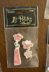 Paper Studio La Petites Wooden Sticker Embellishments Lot Of 6 Fashion Girlie