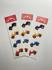 Mrs. Grossman’s Vintage Cars Vehicles Lot of 3 Strips Brand New!