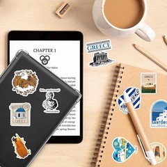 50 Pcs Greece Travel World Stickers City Souvenirs Stickers Waterproof Vinyl