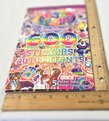 NEW Lisa Frank Sticker Book 600 Stickers/5 sheets per booklet Bendon – LOT of 2