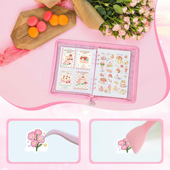 Sticker Storage Organizer Binder A5 Sticker Zipper Photocard Binder Holder Colle