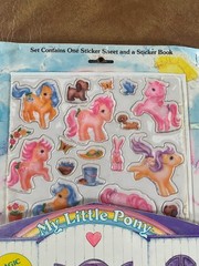 Rare My Little Pony G1 Adventure Sticker Book w/ stickers – Vintage MLP 1983