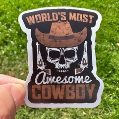 Cute COWBOY stickers, ranch, horse, hat, 50pcs, Decal, cowboys, western