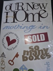 Stickers New Home Sayings Me & My Big Ideas Dream House Key Address STP-57