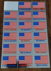 WWP DAV USA American Flag Warriors Red White Blue Patriotic Stickers Lot of 70