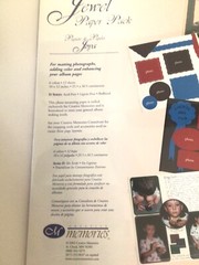 Creative Memories Jewel Paper Pack Cardstock Photo Mounting 12 Sheets 10”x12”