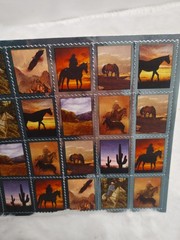 Vtg Cal Farley’s Camp Full Sheet Southwest Theme Stickers Stamp Shaped Stickers