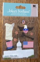 JOLEES WASHINGTON DC Title WHITE HOUSE US CAPITOL Monument 3D Scrapbook Stickers