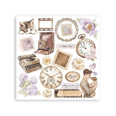 Stamperia Rub On Kit – Quiet Days, DFLRBX01