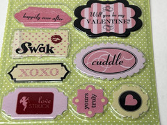 Making Memories Metal Signage LOVE 8 Pieces Valentine’s Day NEW