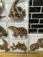 Crafter’s Square Scrap Booking Laser Cut Kraft Icons Set Of 2 Birds & Stars