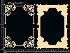 Dusty Attic Chipboard 12×8 – Vintage Frame Layered, DA2340