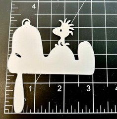 Snoopy and Woodstock Die Cuts * Set of 14 * White Cardstock * Fun New Design!