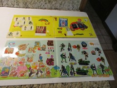 Vintage 1980’s Sticker Albums Books Lot Of 7 SW, GI Joe, Care Bears, Puffy, CP