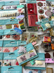 LOT #305 – 100 RARE ONLY JOLEE’S EK SUCESS 3D STICKERS & EMBELLISHMENTS