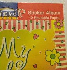 Vtg American Greetings Sticker World Sticker Album 12 Reusable Pages 1990s Rare