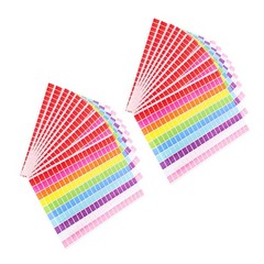 25 Sheet Colorful Name Tag Labels Food Containers Nameplate Desk Tags Decals