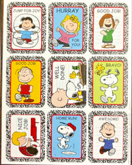 PEANUTS SNOOPY & FRIENDS, POSITIVE MESSAGES, ONE SHEET BEAUTIFUL STICKERS #SCH12