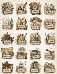 Floral Shabby Embellishments Junk Journal Scrapbook USA PICK A Set
