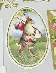 2019 Anna Griffin AG708 «VINTAGE BUNNY DIECUTS» Easter with Folio Box 253-Pcs