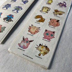 Vintage 90s Pokemon Stickers Packs: Water + Normal Element (1999, Nintendo) SEAL