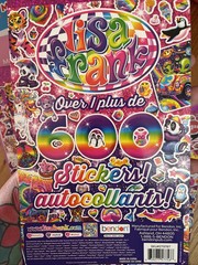 BRAND NEW Lisa Frank Sticker Book Sticker Sheets 600 Stickers Bendon Aged Y2K
