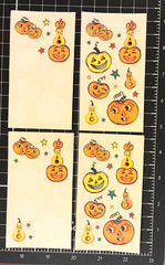 Frances Meyer Mary Kober Vintage PUNKIN PATCH Sticker LOT #RTST 829 Halloween