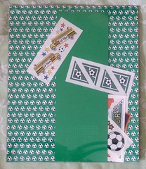 Creative Memories Soccer Combo Pack Stickers Die Cuts Photo Mounting Paper