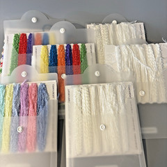 Lot Close To My Heart CTMH Ribbon Yarn Fabric Accents Six Packs!