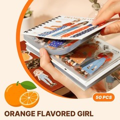 QinXunTa 200PCS Anime Girl Stickers for Scrapbook,Cute Anime Gril Shaped Stic…