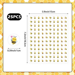 3000 Pcs Bee Stickers Bumble Bee Decals Self-Adhesive Stickers for Boys Girls…