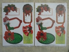 Vtg Current Inc Christmas Sticker Sheet Lot 8.5×11 (21) Full Sheets(14) Partial