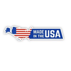 Made in the USA Waterproof Die-Cut Sticker