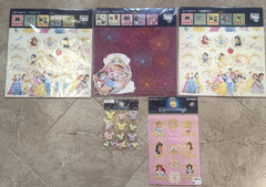 Disney Princess Capture the Magic Scrapbooking Sets & Stickers 5 Packs NEW