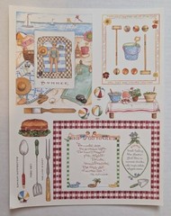 Summer Frames Vintage Susan Branch Cardstock Stickers 8.5″x11″ Sheet