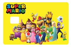 Super Mario Fan Art Credit Card Decal
