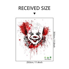 3D Floor Wall Stickers Scary Ghost Halloween Removable Scary Interior Decoration