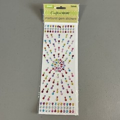 Stickers Starburst Gems Multi Color Jewels Rhinestones Bling Crafter’s Square