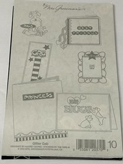 Mrs Grossman’s Glitter GAB Girly XOXO Princess Scrapbook Stickers 2 Sheets 6.5×4