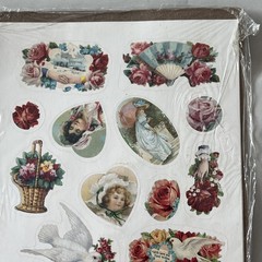 Vintage Stickers, 1989 Current Inc. Victorian Code 12138-0 Made In The USA