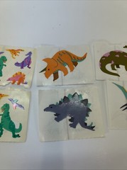 Vintage Mrs Grossman 1993 Dinosaur Stickers Set Of 6 Sheets As Shown