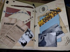 Crime Detective Junk Journals Scrapbook USA