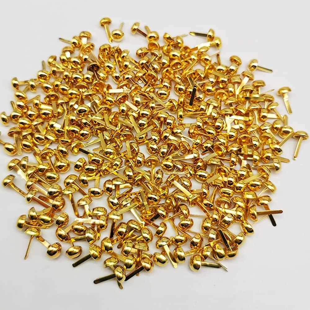 300 Pieces Paper Fasteners Brads round Fasteners for Art Crafting School Project