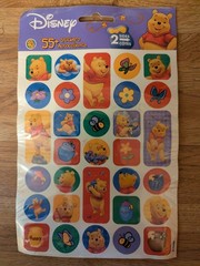 Vtg Winnie Pooh Stickers Lot Sandylion Hallmark Disney Scrapbook 2 Sealed Packs