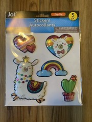 JOT 3D FOIL METALLIC STICKERS!!