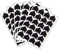 Black Photo Corners Self Adhesive Stickers, 10/120Piece Acid Free Photo/Picture
