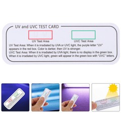 UV Uvc Detector Test Card 6pcs Reusable UVC Intensity Strip