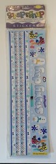 New Stickopotamus SNOWY DAY Sticker Pack 13” SNOWMAN BORDERS PAGE TITLES