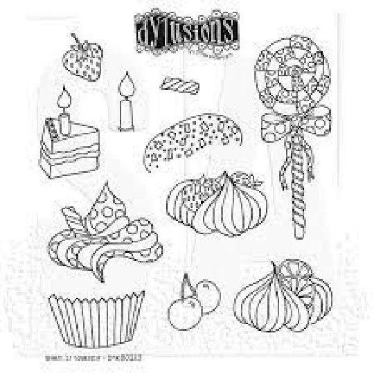 RANGER – DYLUSIONS – RUBBER STAMPS – BAKE IT YOURSELF